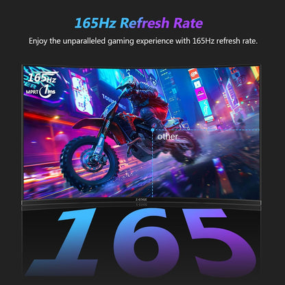 Écran Z-Edge UG27Q Incurvé 27 Po — QHD 1440P, 165 Hz