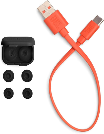 Écouteurs  Tune Flex 2 Noirs — ANC Adaptatif, Port Ouvert Sans Embouts, 48 H