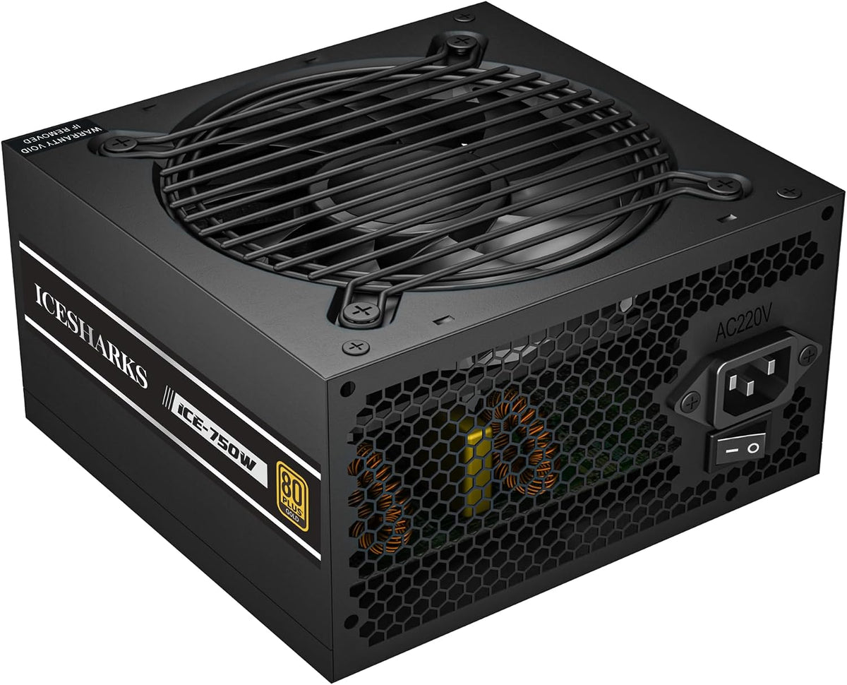 Alimentation 750 W — 80+ Gold, Ventilateur Silencieux 120 Mm