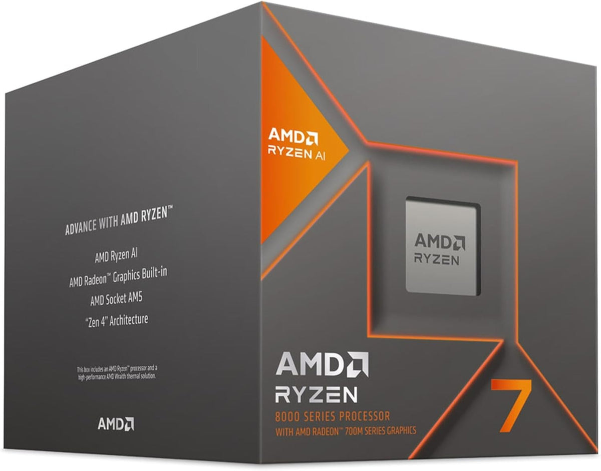 Processeur AMD Ryzen 7 8700G — 8 Cœurs, Graphiques Radeon Intégrés