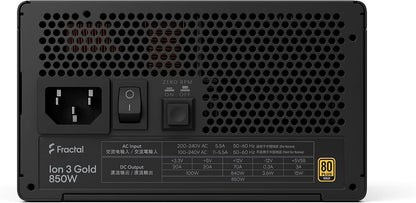 Alimentation Fractal Design Ion 3 Gold 850 W — Modulaire, ATX 3.1