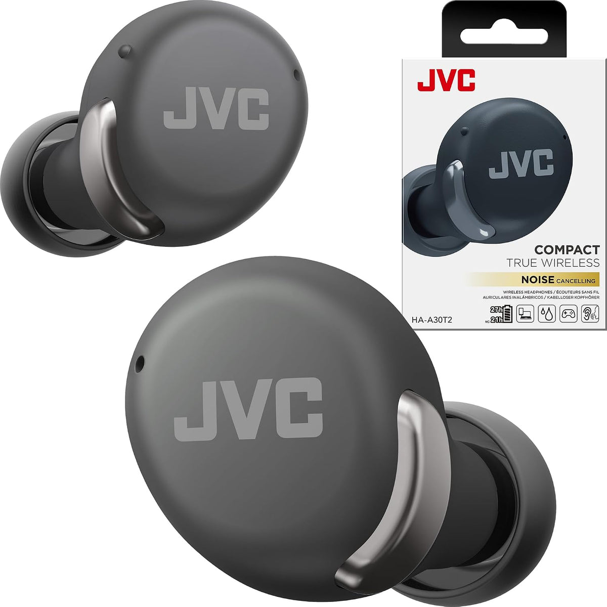 Écouteurs Bluetooth ANC, réduction de bruit active, mode faible latence