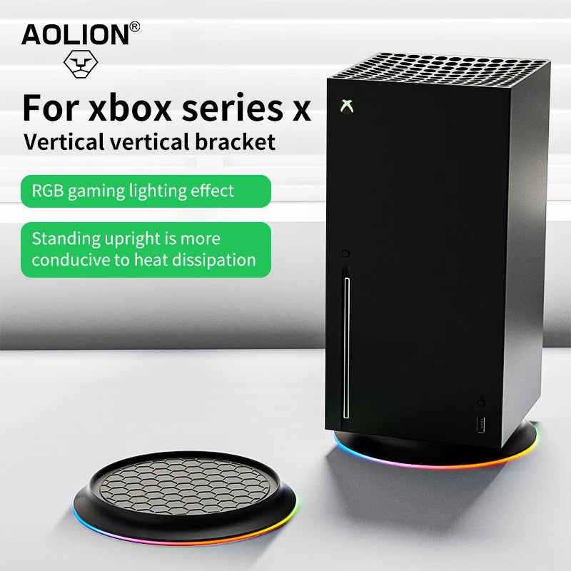 Socle Vertical RGB Xbox Series X — Base De Refroidissement