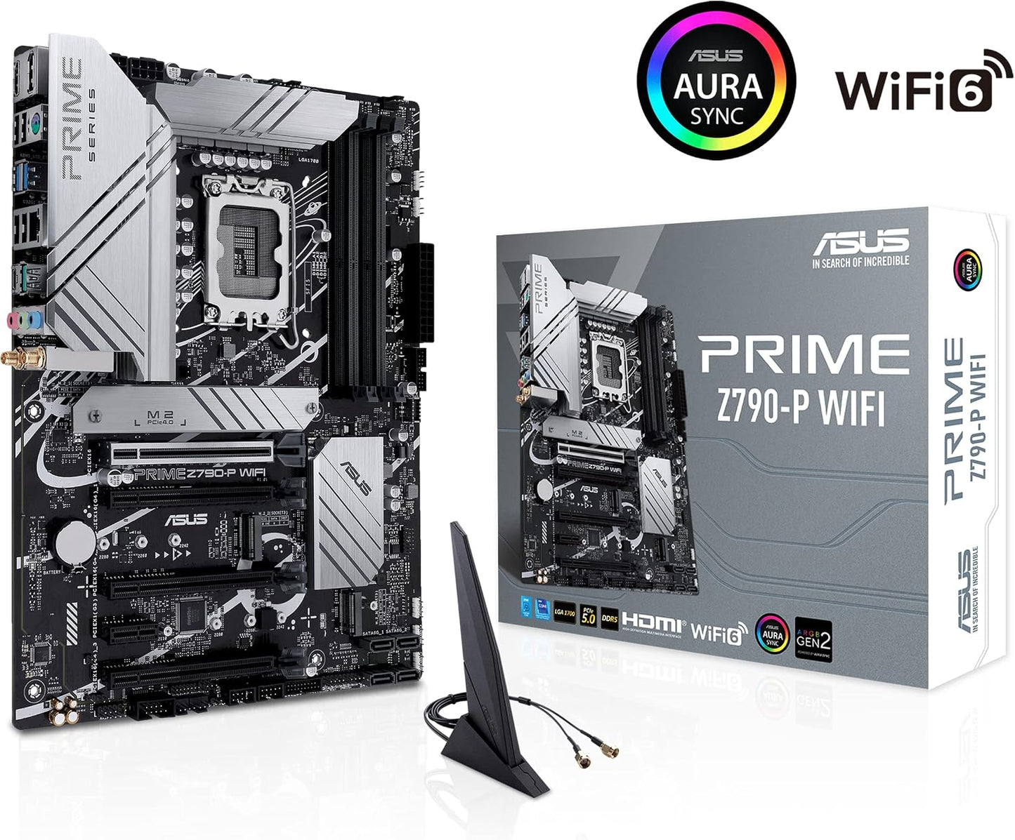 Carte Mère ASUS Prime Z790-P Wifi — Intel LGA1700, DDR5 128 Go