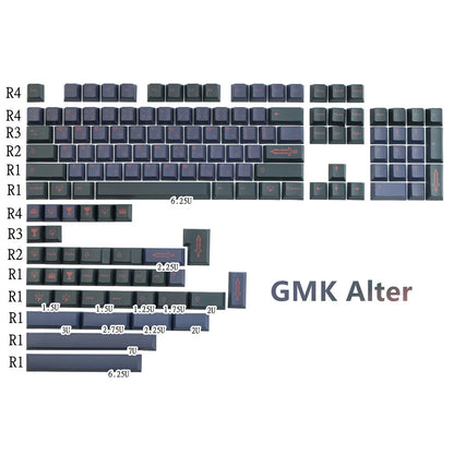 GMK Stargaze Keycaps PBT Dye-Sublimation Mechanical Keyboards Key Cap 131 Keys Cherry Profile for MX Switch GH60/64/68/84/87/104