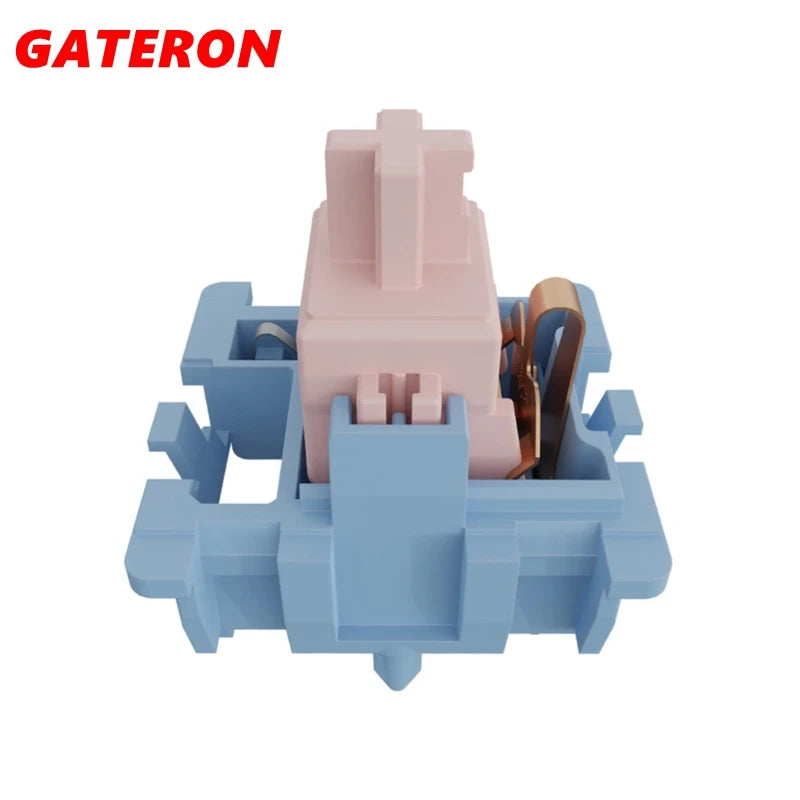 Gateron Melodic Switch Clicky Tactile 60G Switches 5 Pins RGB SMD Cusotm Mechanical Keyboard Pre-Lubed Dual Rail DIY Gaming Kit