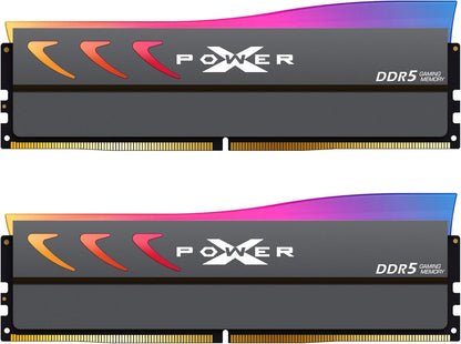 Mémoire Silicon Power Storm RGB, 32 Go (2 × 16) DDR5 6000 MHz