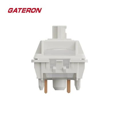 Gateron Smoothie Switch Linear Pre Lubed 5 Pin POM Dual Spring with Light Guide Pole DIY for Mechanical Keyboard Switches