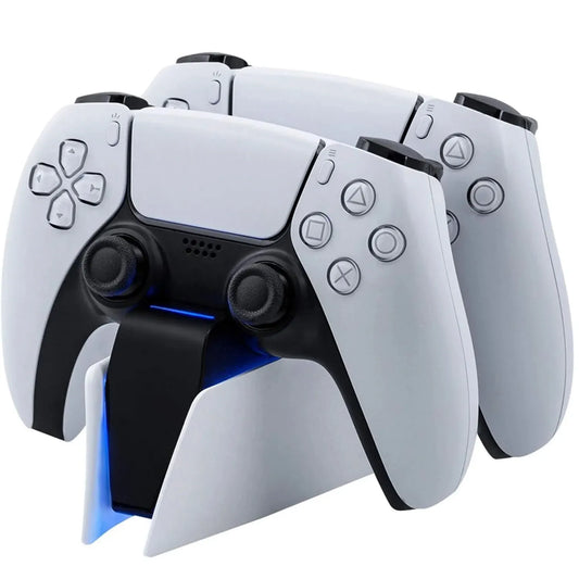 Station de charge PS5 double, indicateurs LED, charge rapide