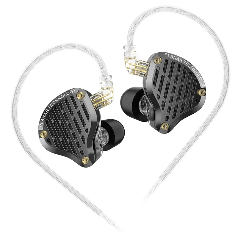 Écouteurs KZ PR3, driver planaire 13,2 mm, moniteurs intra HiFi