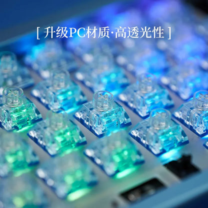 Kailh Deep Sea Whale Silent Switches Lonely Island Keyboard Switch Pro Linear Tactile 60G 45G RGB Mechanical Keyboard Switches