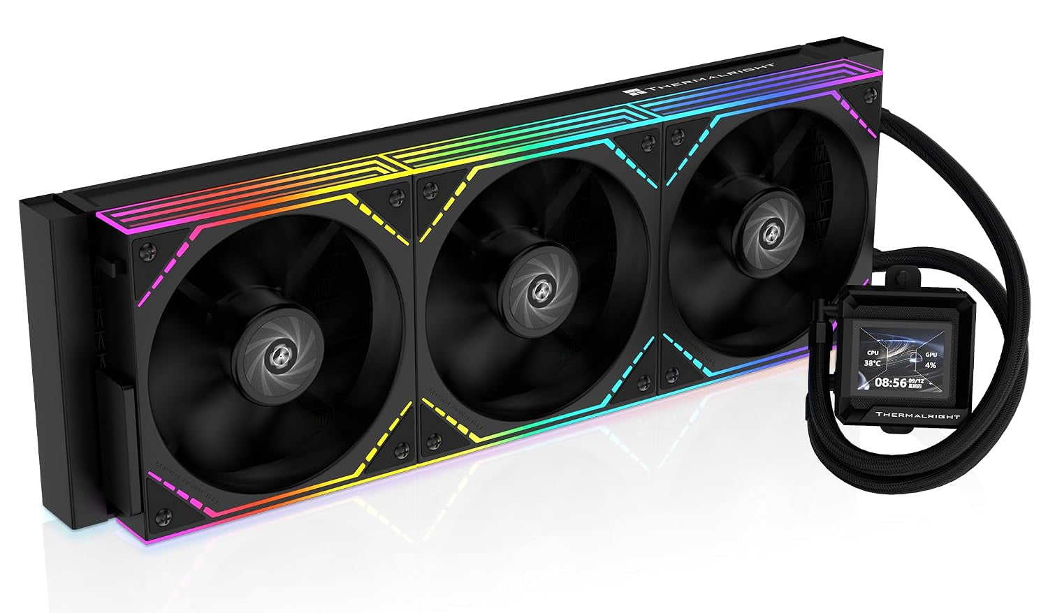 Refroidisseur Thermalright FW360 SE, AIO 360 mm avec écran LCD 2 po