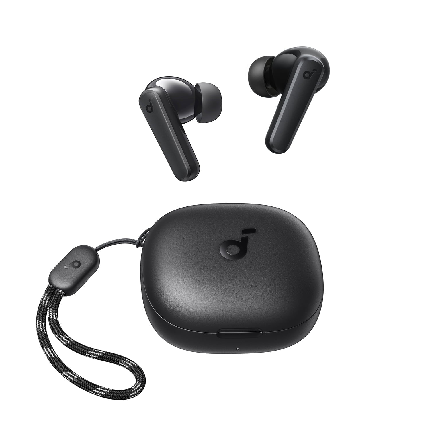 Experience Unmatched Sound with P25I Bluetooth True Wireless Earbuds - Big Bass, 30 Hour Playtime, IPX5 Waterproof, and Convenient Charging Case in Sleek Black